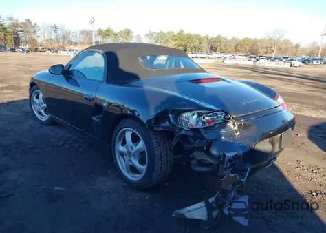 2000 Porsche Boxster from USA, damaged, VIN WP0CA2981YU627941